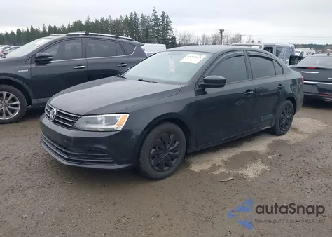 2015 Volkswagen Jetta 2.0L S from USA, damaged, VIN 3VW2K7AJ7FM249868